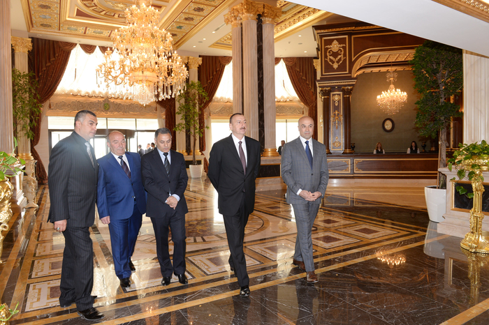 Prezident İlham Əliyev Şamaxıda beşulduzlu otelin açılışında iştirak edib (FOTO)