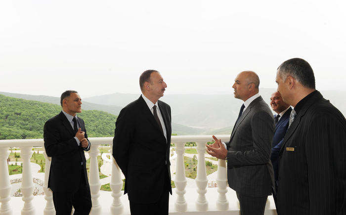 Prezident İlham Əliyev Şamaxıda beşulduzlu otelin açılışında iştirak edib (FOTO)