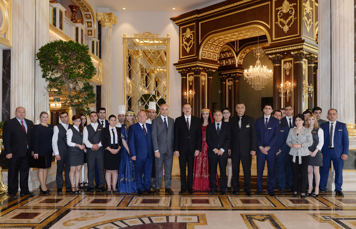 Prezident İlham Əliyev Şamaxıda beşulduzlu otelin açılışında iştirak edib (FOTO)