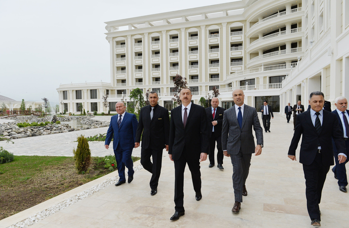 Prezident İlham Əliyev Şamaxıda beşulduzlu otelin açılışında iştirak edib (FOTO)