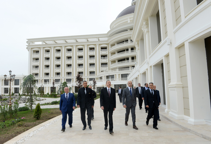 Prezident İlham Əliyev Şamaxıda beşulduzlu otelin açılışında iştirak edib (FOTO)