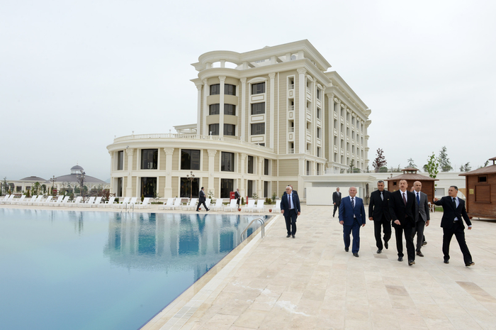 Prezident İlham Əliyev Şamaxıda beşulduzlu otelin açılışında iştirak edib (FOTO)