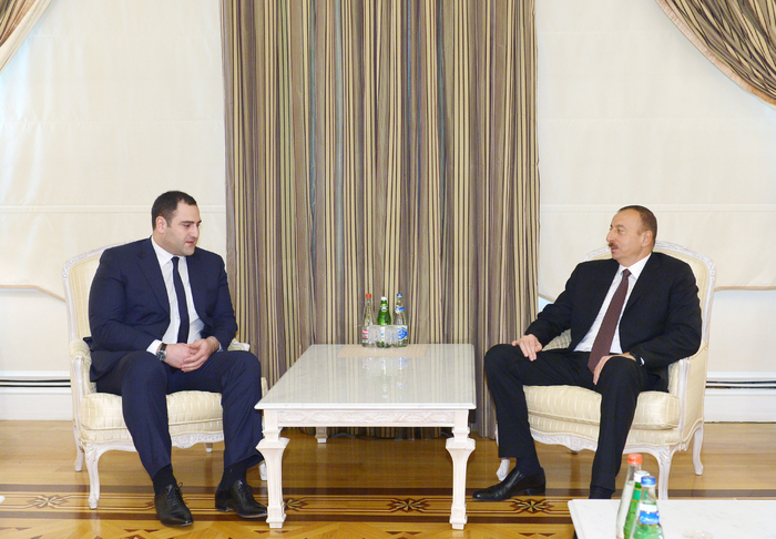 Prezident İlham Əliyev Gürcüstanın daxili işlər nazirini qəbul edib