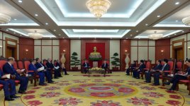 Azərbaycan Prezidenti Vyetnam Kommunist Partiyasının baş katibi ilə görüşüb (FOTO)