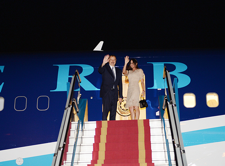 Prezident İlham Əliyevin Vyetnama səfəri başa çatıb (FOTO)