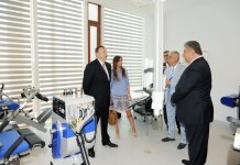Prezident İlham Əliyev və xanımı Respublika İdman Tibb, Diaqnostika və Reabilitasiya İnstitutunun açılışında iştirak ediblər  (FOTO)