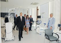 Prezident İlham Əliyev və xanımı Respublika İdman Tibb, Diaqnostika və Reabilitasiya İnstitutunun açılışında iştirak ediblər  (FOTO)