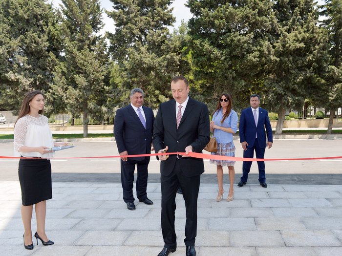 Prezident İlham Əliyev və xanımı Respublika İdman Tibb, Diaqnostika və Reabilitasiya İnstitutunun açılışında iştirak ediblər  (FOTO)