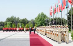 İsveçrə Prezidenti Didye Burkhalterin rəsmi qarşılanma mərasimi olub (FOTO)