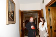 Azərbaycanın birinci xanımı Mehriban Əliyeva Roma Papasının Müqəddəs Arxeologiya üzrə Şurasının sədri ilə görüşüb (FOTO)