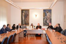 Azərbaycanın birinci xanımı Mehriban Əliyeva Roma Papasının Müqəddəs Arxeologiya üzrə Şurasının sədri ilə görüşüb (FOTO)