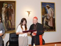 Azərbaycanın birinci xanımı Mehriban Əliyeva Roma Papasının Müqəddəs Arxeologiya üzrə Şurasının sədri ilə görüşüb (FOTO)