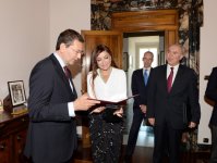 Azərbaycanın birinci xanımı Mehriban Əliyeva Roma şəhərinin meri İqnatsio Marino ilə görüşüb (FOTO)