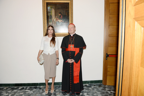 Azərbaycanın birinci xanımı Mehriban Əliyeva Roma Papasının Müqəddəs Arxeologiya üzrə Şurasının sədri ilə görüşüb (FOTO)