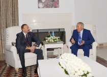 Prezident İlham Əliyevin Qazaxıstan Prezidenti Nursultan Nazarbayev ilə görüşü olub (FOTO)