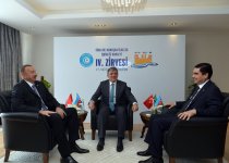 Azərbaycan, Türkiyə və Türkmənistan prezidentlərinin birgə görüşü olub (FOTO)