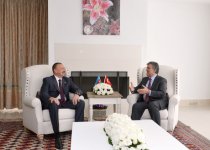Prezident İlham Əliyev Türkiyə Prezidenti Abdullah Gül ilə görüşüb (FOTO)