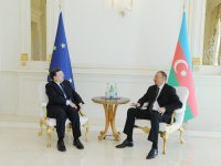 Azərbaycan Prezidenti İlham Əliyevin və Avropa Komissiyasının sədri Joze Manuel Barrozunun təkbətək görüşü olub (FOTO)