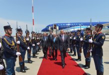 Prezident İlham Əliyev Yunanıstana dövlət səfərinə gəlib (FOTO)