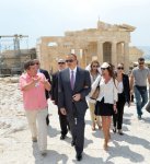 Prezident İlham Əliyev və xanımı Afina Akropolunda olublar (FOTO)