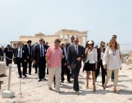 Prezident İlham Əliyev və xanımı Afina Akropolunda olublar (FOTO)
