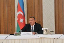 Azərbaycan Prezidenti İlham Əliyevin və Yunanıstanın Baş naziri Antonis Samarasın yüksək səviyyəli iş adamları ilə görüşü olub (FOTO)