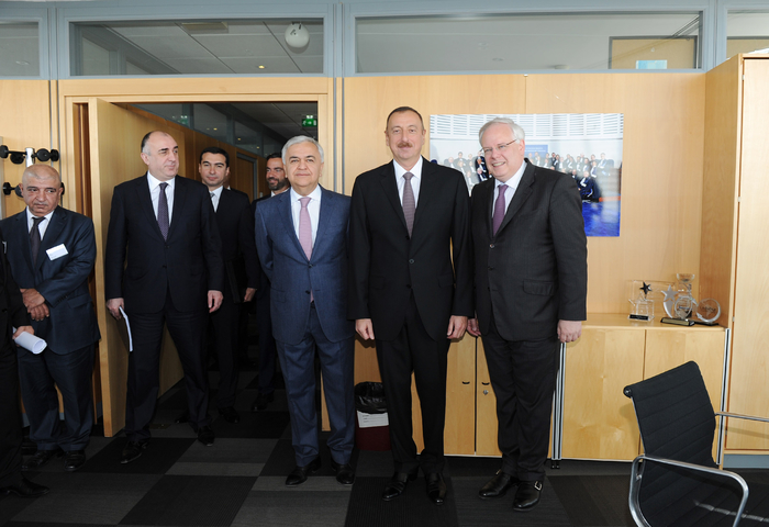 Prezident İlham Əliyev Strasburqda AŞ PA sədri, AŞ-nin katibi və İnsan Hüquqları üzrə Avropa Məhkəməsinin sədri ilə görüşüb (FOTO)