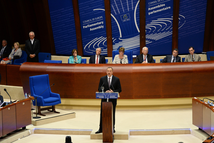 Prezident İlham Əliyev: Azərbaycanda bütün azadlıqlar təmin edilir (FOTO)