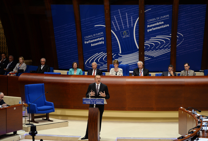 Prezident İlham Əliyev: Azərbaycanda bütün azadlıqlar təmin edilir (FOTO)