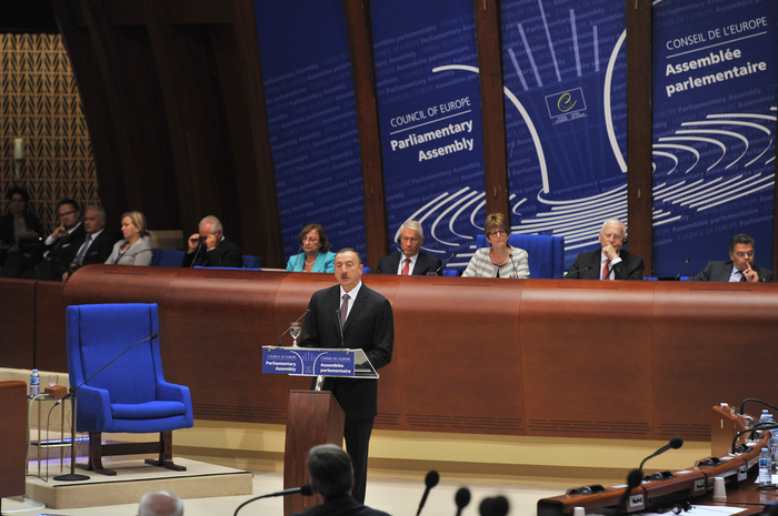 Prezident İlham Əliyev: Azərbaycanda bütün azadlıqlar təmin edilir (FOTO)