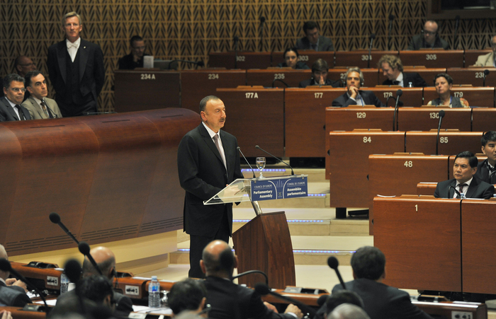Prezident İlham Əliyev: Azərbaycanda bütün azadlıqlar təmin edilir (FOTO)