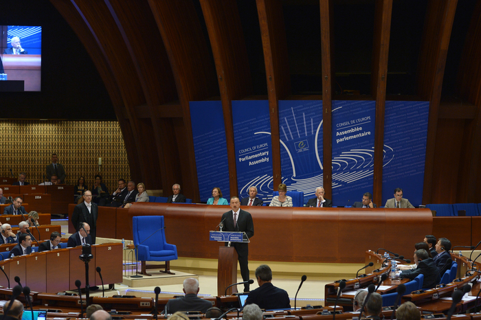 Prezident İlham Əliyev: Azərbaycanda bütün azadlıqlar təmin edilir (FOTO)