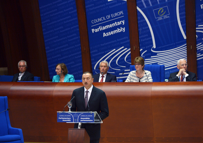 Prezident İlham Əliyev: Azərbaycanda bütün azadlıqlar təmin edilir (FOTO)