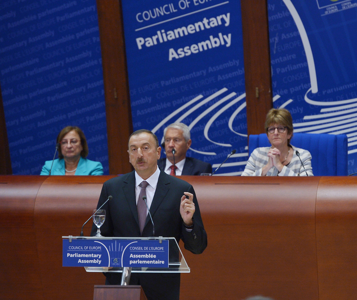 Prezident İlham Əliyev: Azərbaycanda bütün azadlıqlar təmin edilir (FOTO)