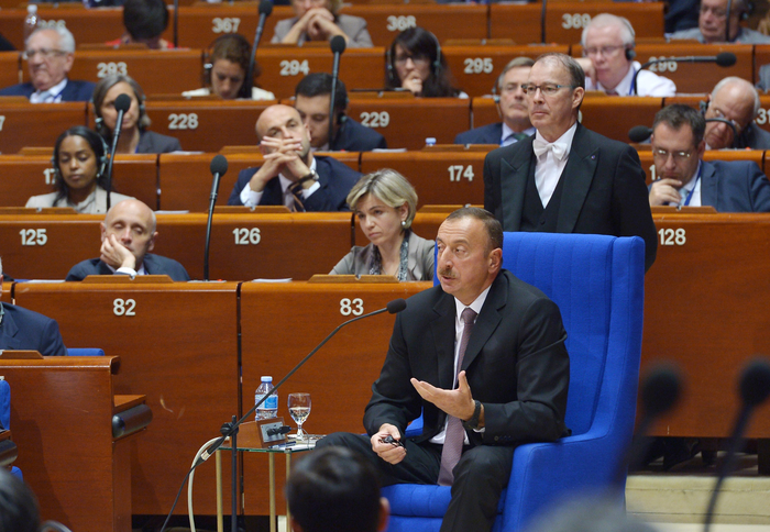 Prezident İlham Əliyev: Azərbaycanda bütün azadlıqlar təmin edilir (FOTO)