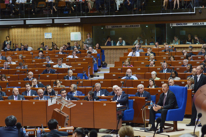 Prezident İlham Əliyev: Azərbaycanda bütün azadlıqlar təmin edilir (FOTO)