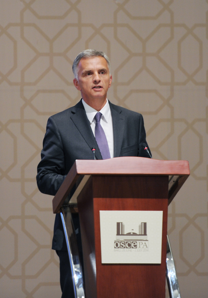 Didye Burkhalter: Münaqişələrin həllində ATƏT-in rolu artmalıdır