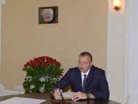 İlham Əliyev Gürcüstanın ölkəmizdəki səfirliyində olub, keçmiş Prezident Eduard Şevardnadzenin vəfatı ilə əlaqədar başsağlığı verib