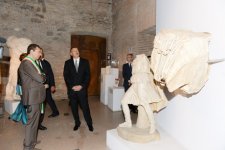 Prezident İlham Əliyev Romanın “Mercati di Traiano” muzeyində olub, burada şəhərin meri İqnatsio Marino ilə görüşüb və İtaliya jurnalistlərinə müsahibə verib (FOTO)