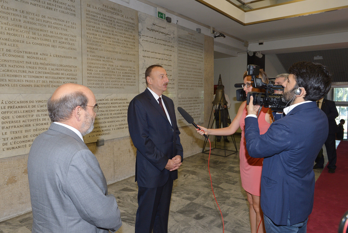 Prezident İlham Əliyev: Azərbaycan artıq bir neçə sahədə donor ölkəsinə çevrilir (FOTO)