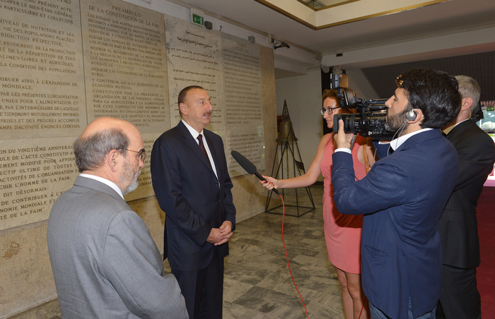 Prezident İlham Əliyev: Azərbaycan artıq bir neçə sahədə donor ölkəsinə çevrilir (FOTO)