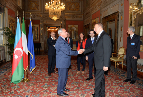 Prezident İlham Əliyev Romada İtaliya Senatının sədri Pietro Qrasso ilə görüşüb (FOTO)