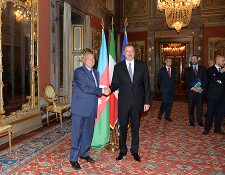 Prezident İlham Əliyev Romada İtaliya Senatının sədri Pietro Qrasso ilə görüşüb (FOTO)