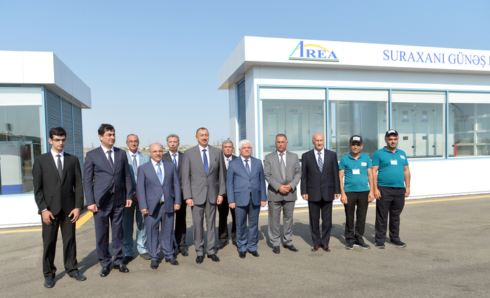 Prezident İlham Əliyev Suraxanı Günəş Elektrik Stansiyasının açılışında iştirak edib (FOTO)