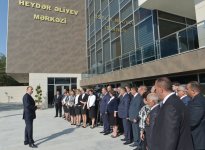 Prezident İlham Əliyev Xızıda Heydər Əliyev Mərkəzinin açılışında iştirak edib (FOTO)