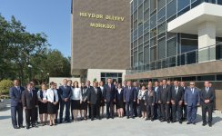 Prezident İlham Əliyev Xızıda Heydər Əliyev Mərkəzinin açılışında iştirak edib (FOTO)