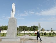 Prezident İlham Əliyev Xızı rayonuna səfərə gəlib (FOTO)