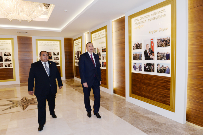 Prezident İlham Əliyev Xızıda Heydər Əliyev Mərkəzinin açılışında iştirak edib (FOTO)