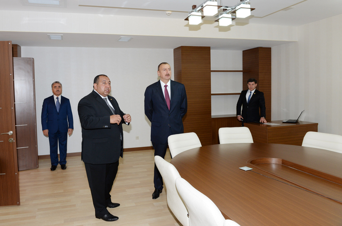 Prezident İlham Əliyevin iştirakı ilə Xızı Rayon İcra Hakimiyyətinin yeni binası istifadəyə verilib (FOTO)