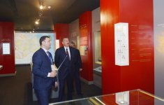 Prezident İlham Əliyev Maliyyə Nazirliyinin yeni inşa edilən inzibati binası ilə tanış olub (FOTO)